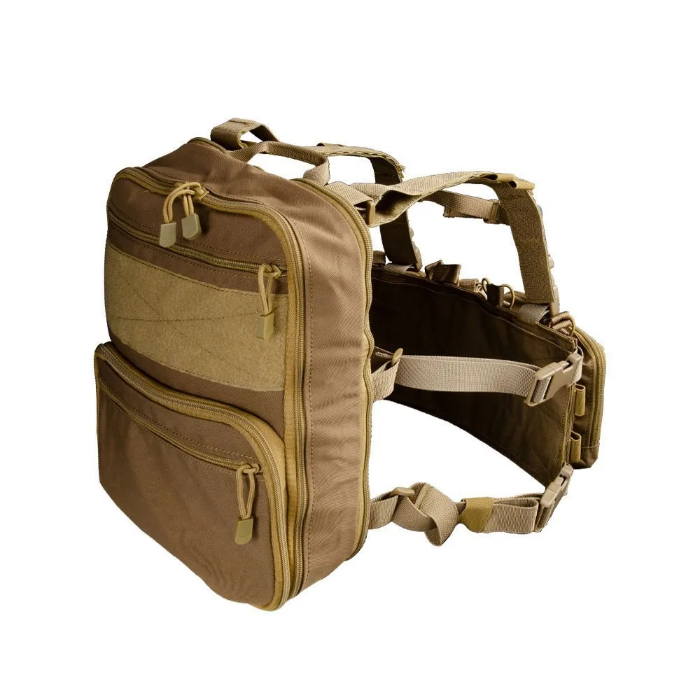 Тактический Flatpack D3 плюс рюкзак сумка Гидратация нагрудный жилет винтовка Пистолетная обойма сумка для пеших прогулок Охота армейская унисекс AK M4