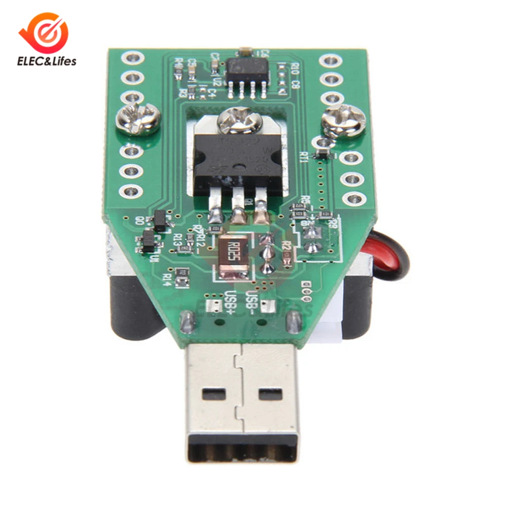 DC 3,7~ 13V USB 15W регулируемый постоянный ток электронная разрядка нагрузки резистор Емкость тестер батареи с вентилятором