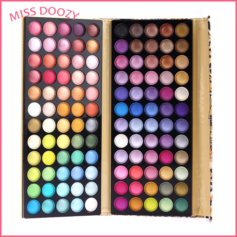 MISS DOOZY 120 Colors Brand Makeup Balm Eyeshadow Pallete Glitter Shimmer Matte Desert Eye Shadow Palette Cosmetic