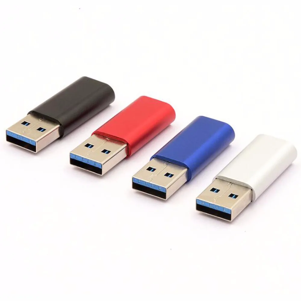 2 шт. 10 алюминиевый USB 3 0 A штекер к USB3.1 Type C женский мобильный телефон компьютер