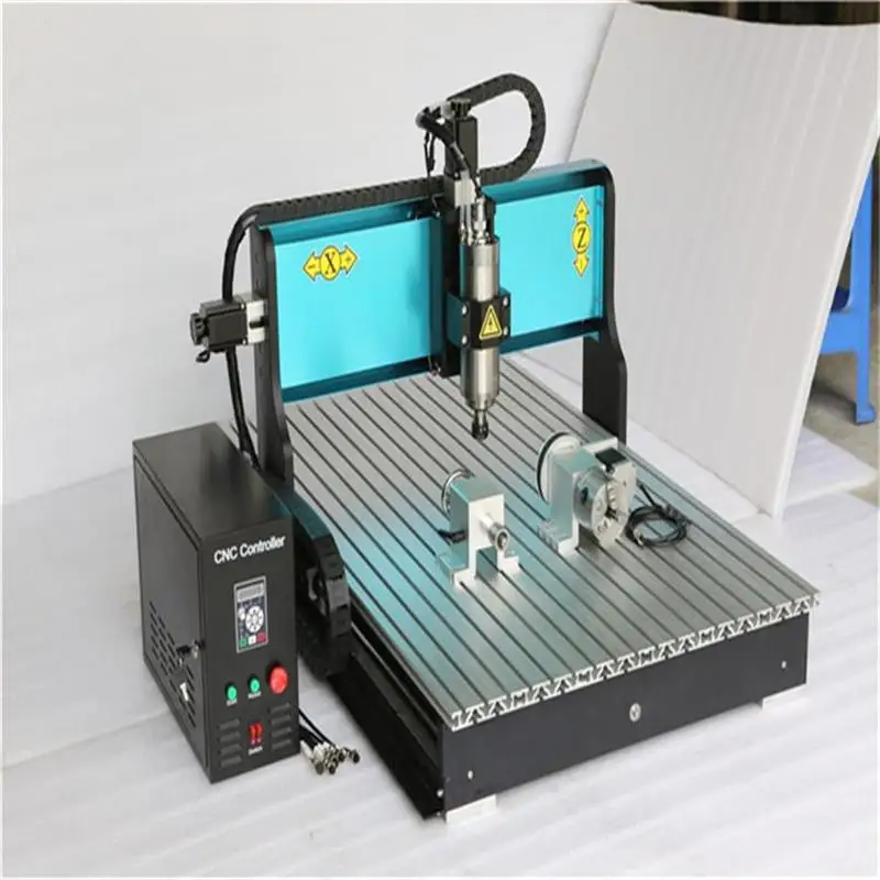 JFT Industrial Water Cooled Spindle Engraving Machines 3 Axis 2200W with Parallel Port CNC Milling Machine 6090