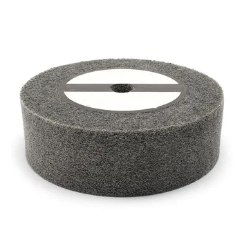 

High Quilty 8 Inch Gray Nylon Fiber Powerful Disk Polish Grinding Wheel Non-woven Wheel Blades For Angle Grinder