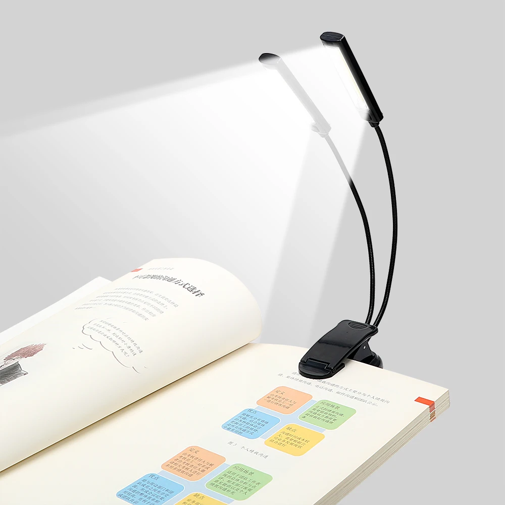 ITimo светодиодный светильник для чтения книг Регулируемая Складная Лампа для внутреннего освещения удобная гибкая лампа для заметок