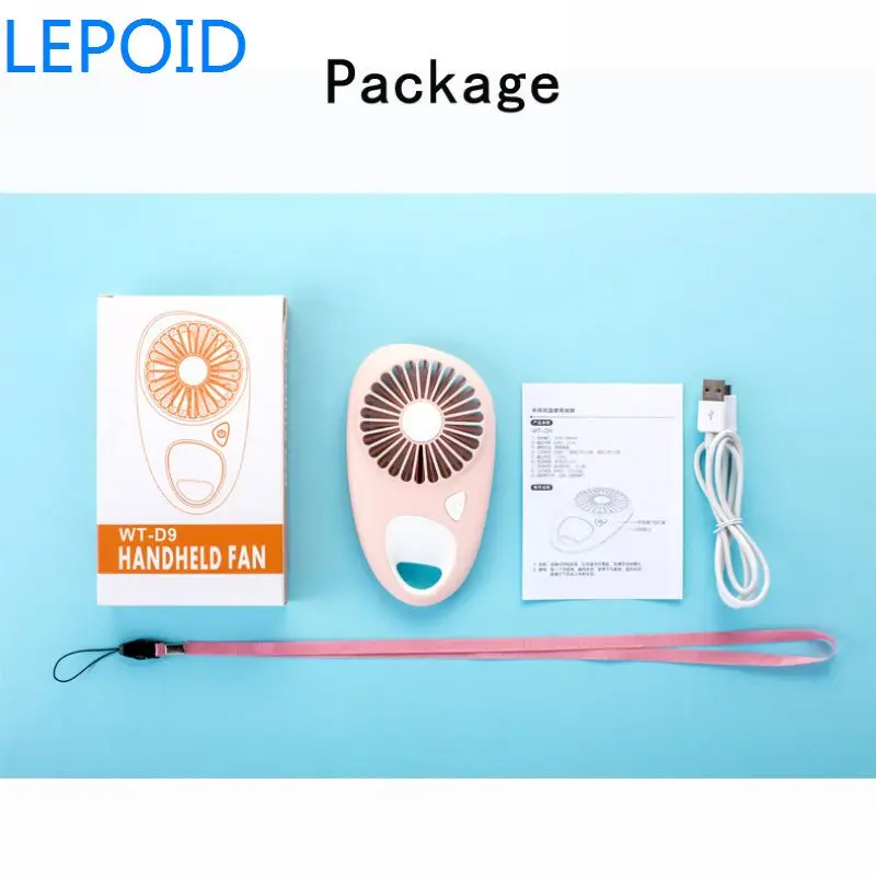 LEPOID портативный вентилятор Перезаряжаемый мини вентиляторы USB карманные