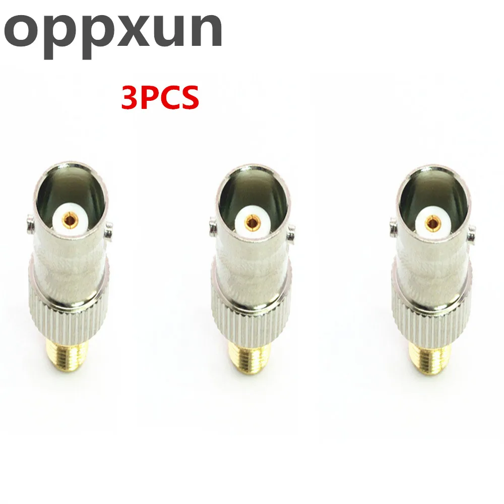 

OPPXUN3PCS BNC Female to SMA-F Antenna Adapter For Kenwood TK3107/3207/BAOFENG UV5R/uV82/B5/B6 two way radios
