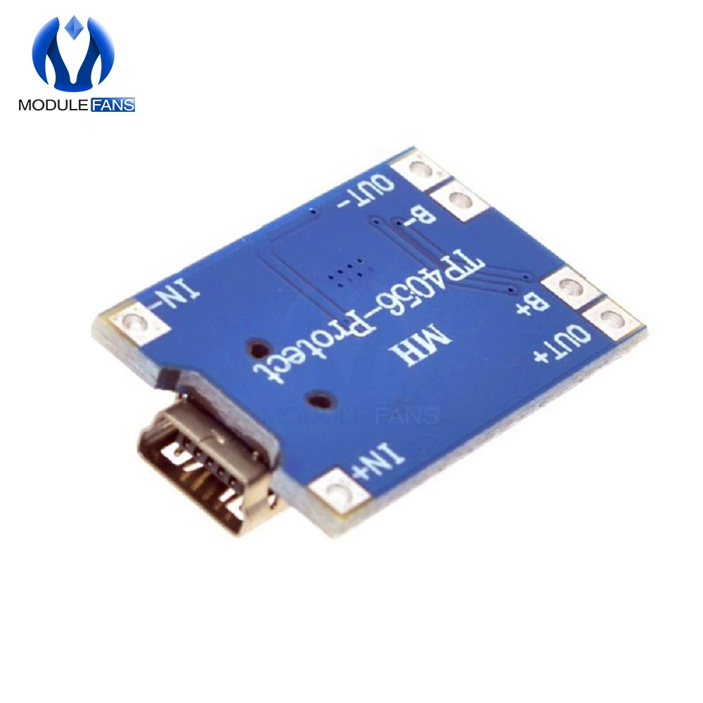 5 шт./компл. type-c/Micro/Mini USB 5V 1A 18650 TP4056 модуль зарядного устройства литиевой батареи зарядная плата двойной функции 1A li-ion