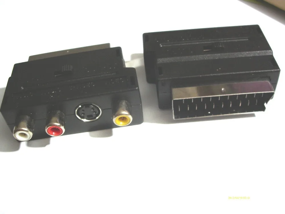 5pcs 3 X Rca Adapter Converter Tv Dvd Vcrin Connectors from Lights