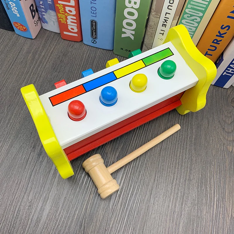 JaheerToy перкуссия Игры Детские деревянные игрушки деревянные материалы раннее образование Монтессори детская Классификация цвета
