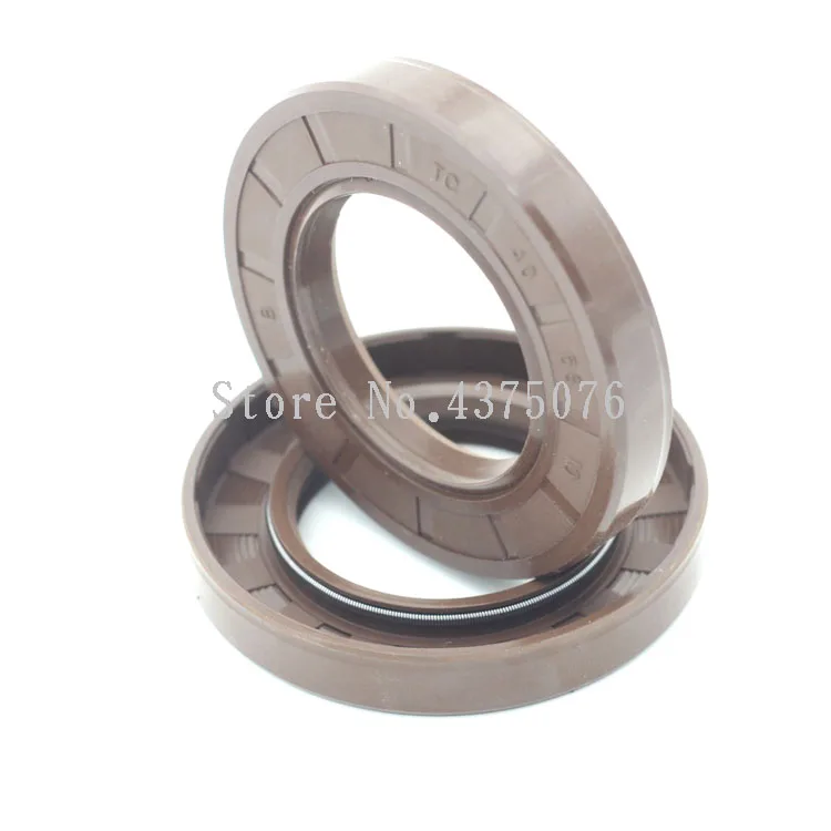 

20*42*7/8/10/20*45*7/8/10/20*47*7/8/10/20*50*7/10/20*52*7/8/10 TC Skeleton Double Lip Brown FKM Viton Rubber Oil Seals Gaskets