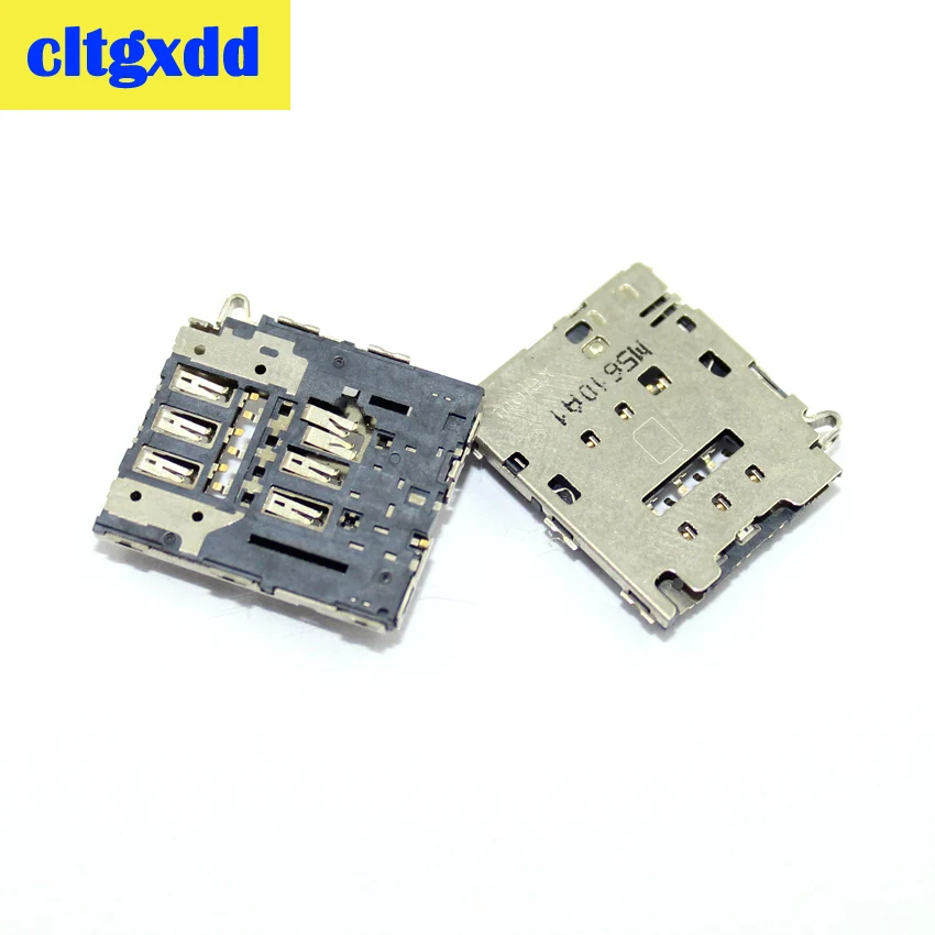 Cltgxdd 2 шт. для samsung Galaxy S6 край G920 G9200 G925 G9250 G925F dual SIM card Reader лоток Слот гнездо карты адаптера