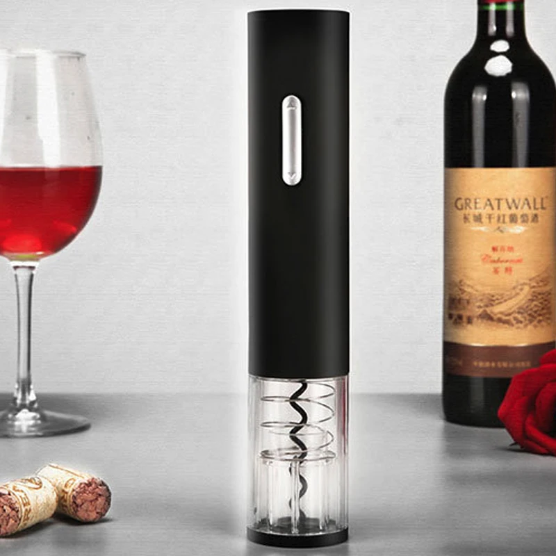 

Electric Wine Opener Corkscrew Automatic Wine Bottle Opener Kit Cordless With Foil Cutter And Vacuum Stopper Kitchen Tools