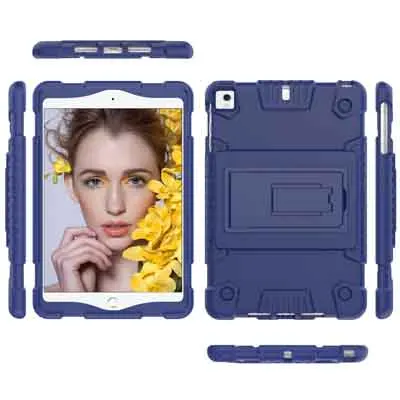 Сверхмощный 2 в 1 Kickstand pc tablet Чехлы для Apple iPad Mini 5 чехол Чехол для iPadMini 5 чехол защитный чехол - Цвет: 3