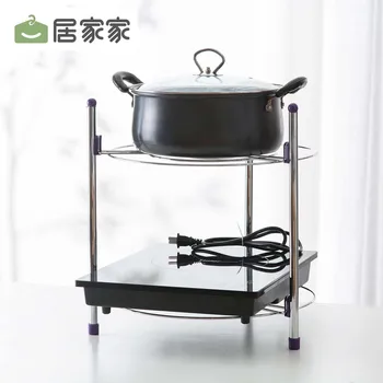 

Family Kitchen Countertop Floor Pot Rack Put Pot Receptacle Rack Kitchen Pot Cover Shelf Stock Rack Chopping Board Board Board R