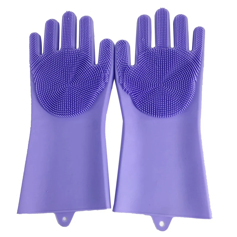 High Magic Silicone Rubber Dish Washing Gloves Eco Friendly Cleaning