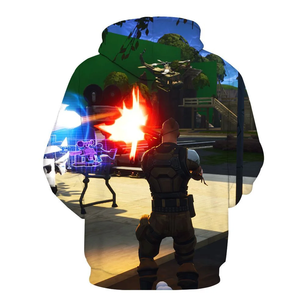Fans Wear 2018 Men/Women Printed Hooded Kids Casual Battle Royale 3D Game Hoodies
