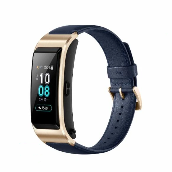 Business blue Huawei TalkBand B5 Talk Band B5 Bluetooth умный Браслет фитнес носимые спортивные совместимые смарт-мобильные телефоны устройства браслеты - Цвет: Business blue