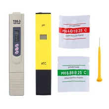 Portable Digital PH Meter Tester with TDS Meter Pen PH 0.0-14.0 PH High Accuracy for Drink Water Food Lab PH Monitor pen type digital ph temperature meter tester acidimeter 1 00 15 00 ph