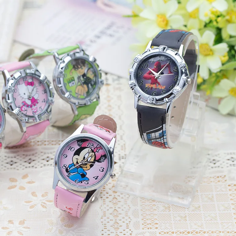 

Disney princess watch Frozen Elsa children Quartz watch children's watch girl boy birthday gift Mickey mouse watches toy