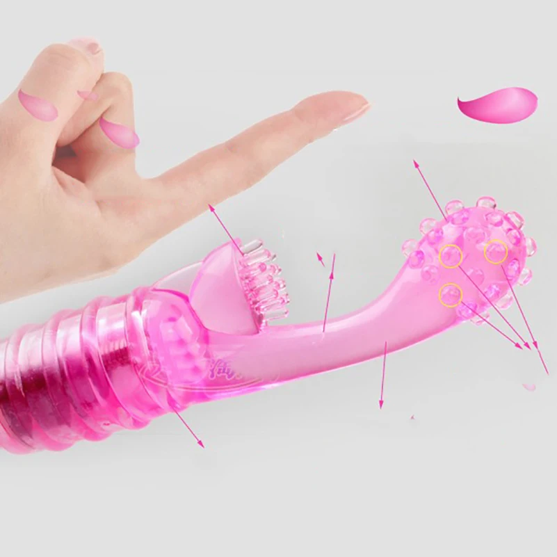 hb002 Massage Stick girls Masturbation Finger Vibrator (36)