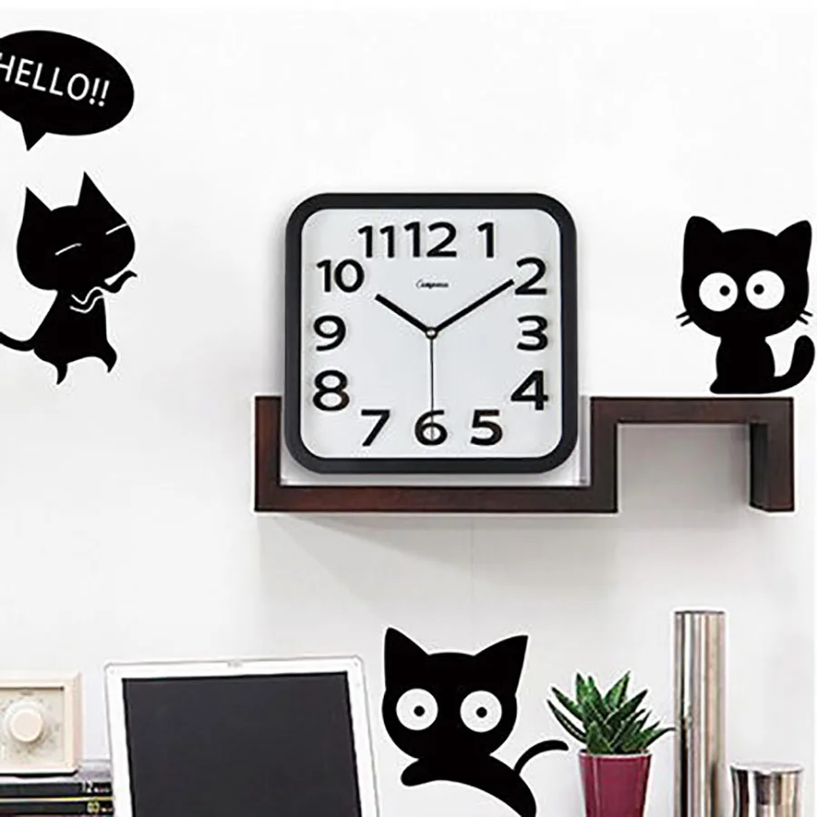  Vintage Retro Wall Clock Modern Design Digital Clock Silent Mechanism Wall Watches Relogio Parede K - 32976539792