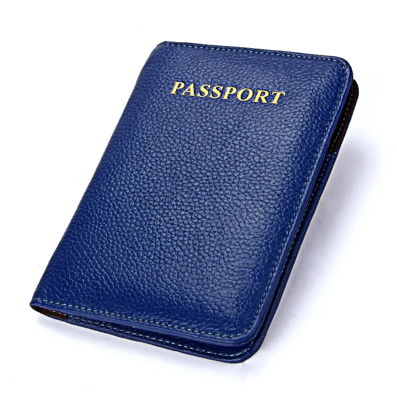 HZB002 passport wallet blue
