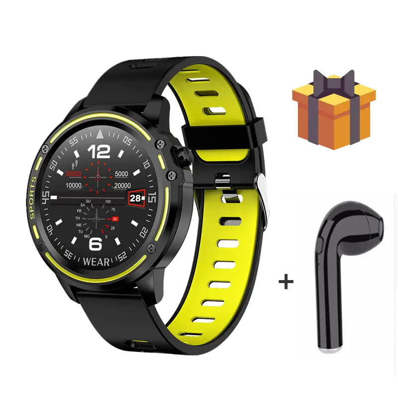 

L8 Smart Watch IP68 Waterproof Fitness Tracker Bluetooth Music Heart Rate Monitor Call Remind Connect Bracelet PK Q9 P68 DZ09