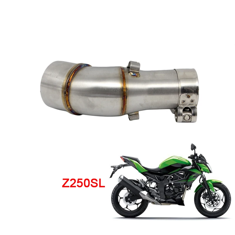 Соединительная труба для выхлопной трубы мотоцикла ниндзя 250SL Z250SL ER6N ER6F Ninja 300 250
