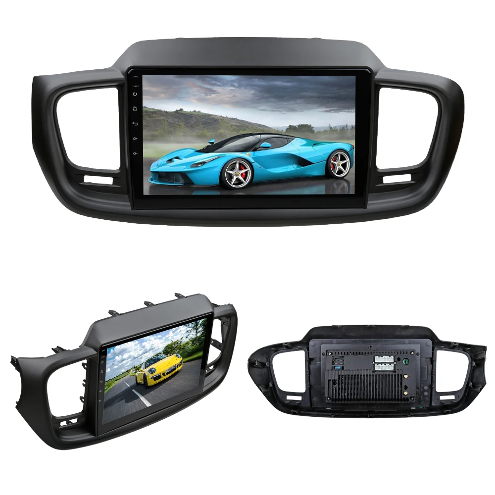 Excellent Sinosmart  Android 8.1 2Din IPS/QLED 2.5D screen car gps radio navigation player for Kia Cachet Pegas Sorento K4 2