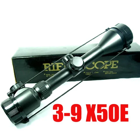 

Tactical Military Pro Quality 3-9x50E Red Illuminated Sniper Hunting Rifle Scope With Free Mount