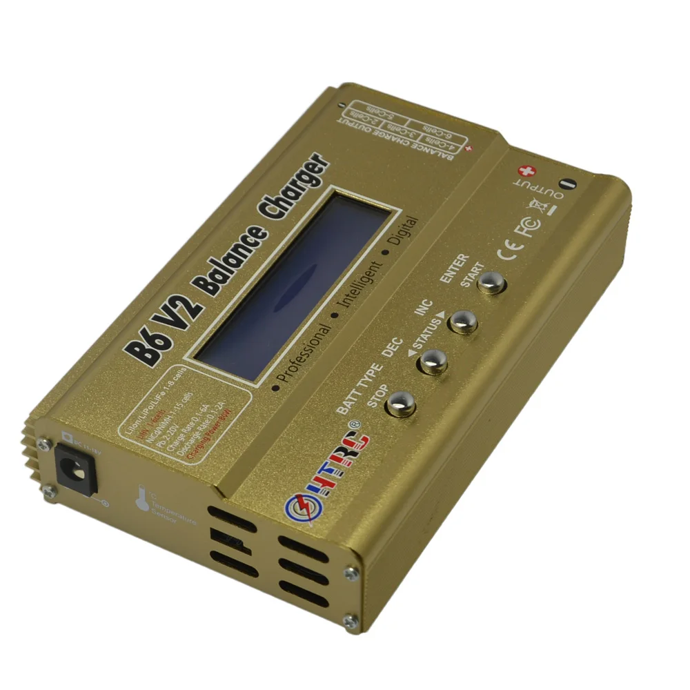 HTRC Imax B6 AC V2 80 Вт 6A RC баланс зарядное устройство для LiIon/LiFe/NiCd/NiMH/высокая мощность баланс батареи LiHV+ 15 В 6A AC V2 адаптер