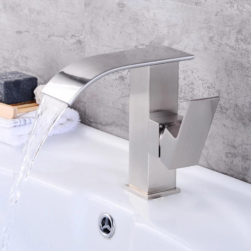 Flg شلال متعدد الألوان حوض مقبض صنبور واحد الباردة والساخنة غسل الحمام حوض خلاط صنبور الحمام الغرور torneira banheiro Flg شلال متعدد الألوان حوض مقبض صنبور واحد الباردة والساخنة غسل الحمام حوض خلاط صنبور الحمام الغرور torneira banheiro