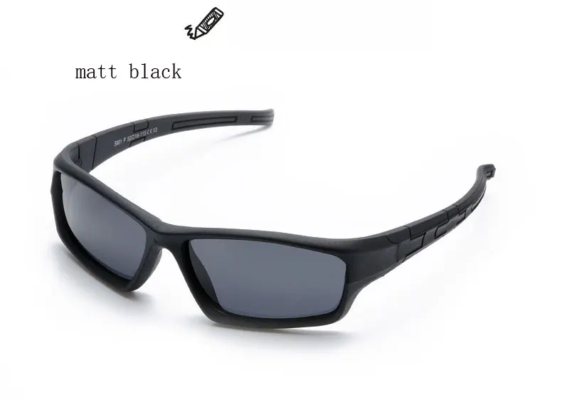 Дети Multi-Цвета поляризованных солнцезащитных очков детские, для малышей летний открытый очки для мальчиков и девочек Polaroid UV400 солнцезащитные очки 801 - Цвет линз: matt black