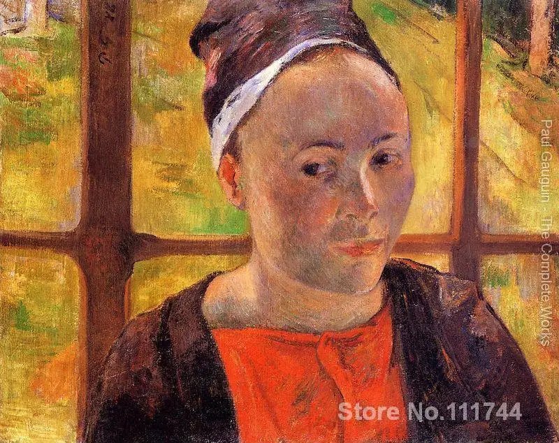 

French impressionists art Portrait Of A Woman by Paul Gauguin painting High quality Hand painted