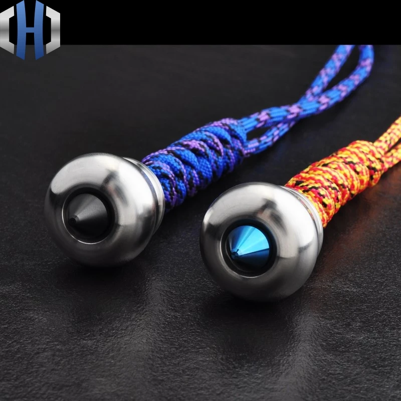Metal EDC Sharp Knife Beads Pendant Paratrooper Rope Art Double Crafts Gourd Sinkers With Toys Metal EDC Sharp Knife Beads Pendant Paratrooper Rope Art Double Crafts Gourd Sinkers With Toys