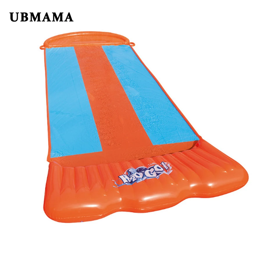 Outdoor non olet 3 person inflatable slide large wear-resisting lawn surfboards inflat toy for child swimming pool accessories