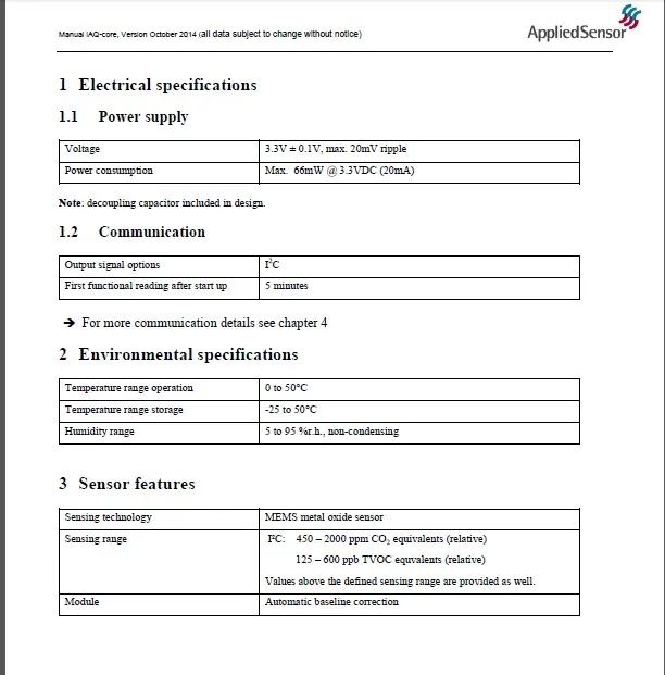 CCS iAQ-core 3