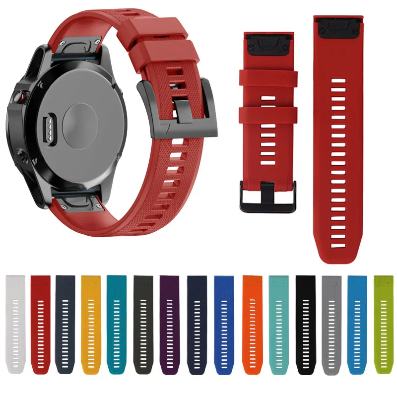 Pulsera Correa ремешок для Garmin Fenix 5X5 5S 3 HR D2 S60 GPS спортивные часы 26 22 20 мм Forerunner 935