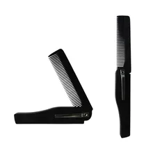 Mens Womens Beauty Handmade Folding Pocket Clip Hair Moustache Beard Comb Hairdressing Tools Hair Brush 1 PC Mens Womens Beauty Handmade Folding Pocket Clip Hair Moustache Beard Comb Hairdressing Tools Hair Brush 1 PC