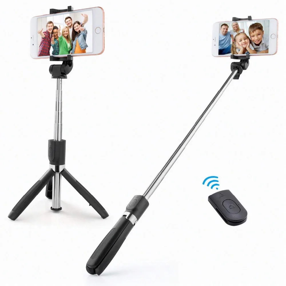 

Wireless Bluetooth Selfie Stick Foldable Handheld Monopod Shutter Remote Extendable Mini Tripod For iPhone 8 7 6 X Plus xiaomi