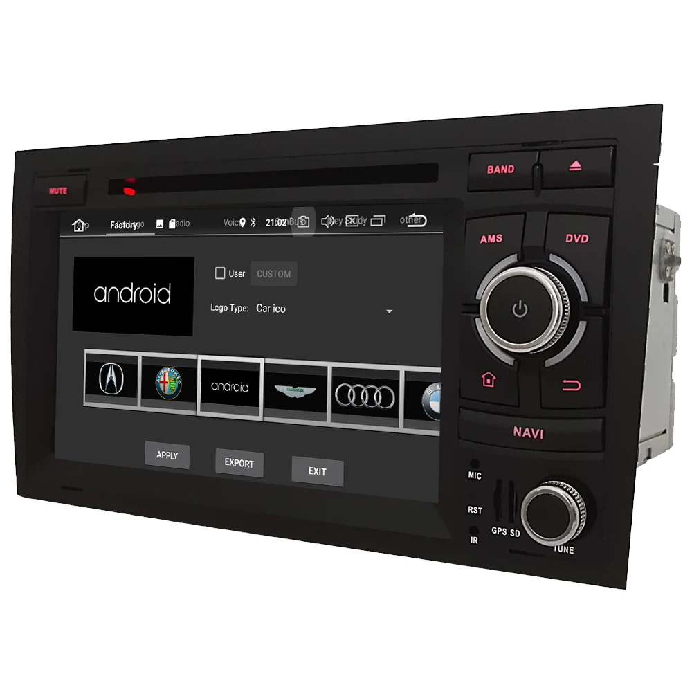 Clearance KLYDE 7" 4G WIFI Octa Core PX5 Android 8.0 7.1 4GB RAM 32GB ROM BT Car DVD Multimedia Player Radio For Audi A4 S4 RS4/Seat Exeo 2