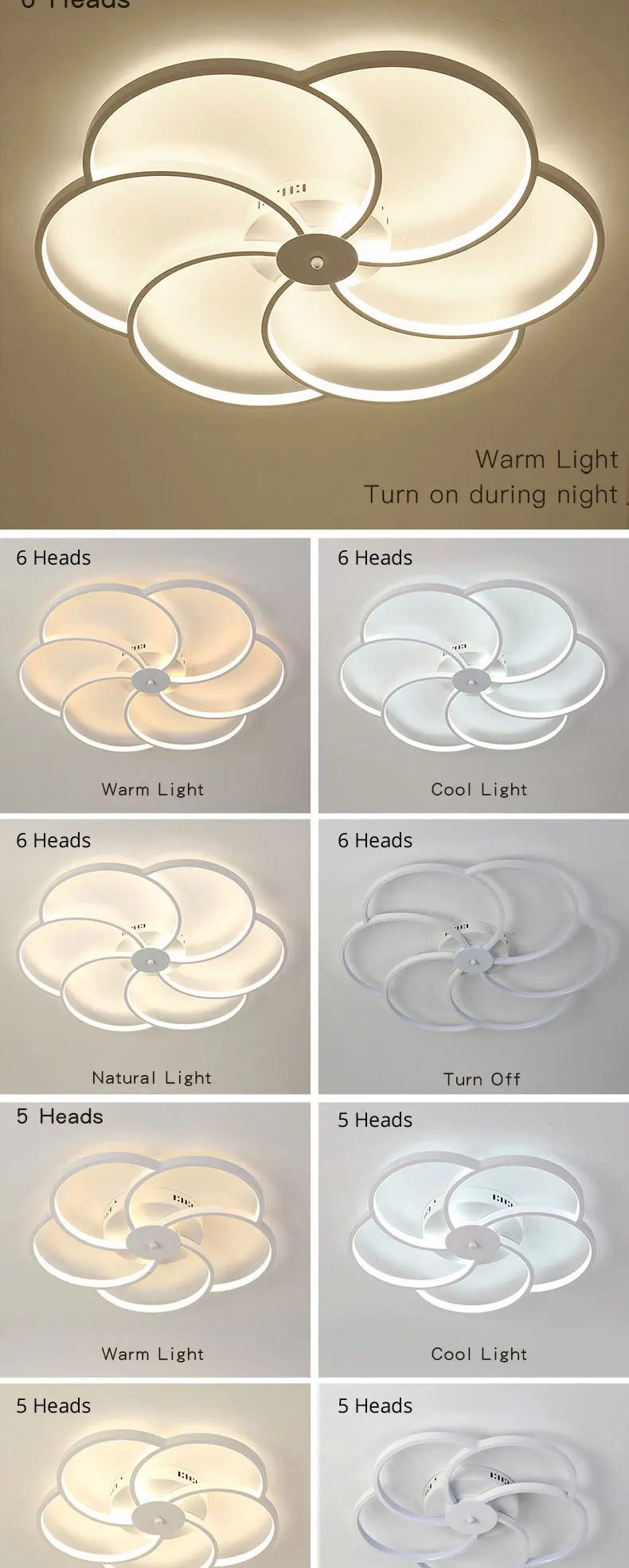 ceiling lamps with remote control