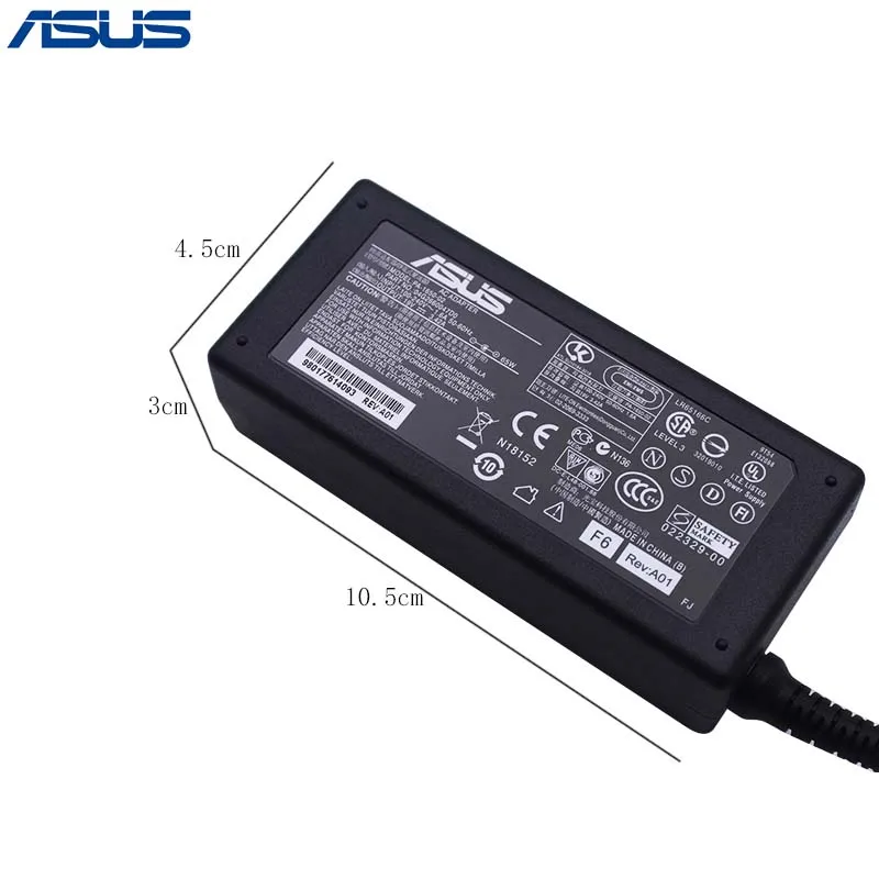 Для Asus 19 V 3,42 A 65 W 5,5*2,5mm PA-1650-02 AC Оригинальное Универсальное зарядное устройство адаптер для ноутбуков Asus US/EU зарядное устройство