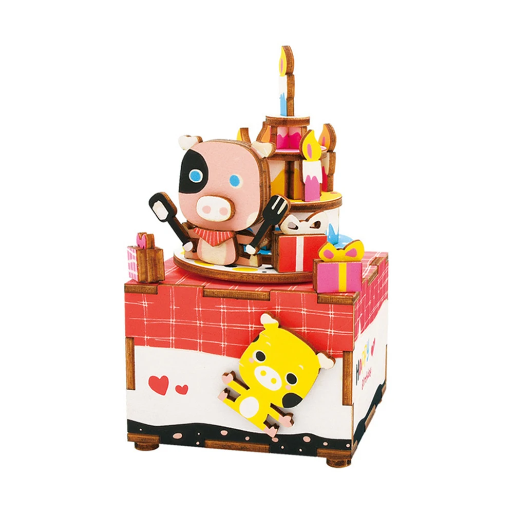 Robotime AM3 DIY музыкальная шкатулка для Для малышей и детей более старшего возраста