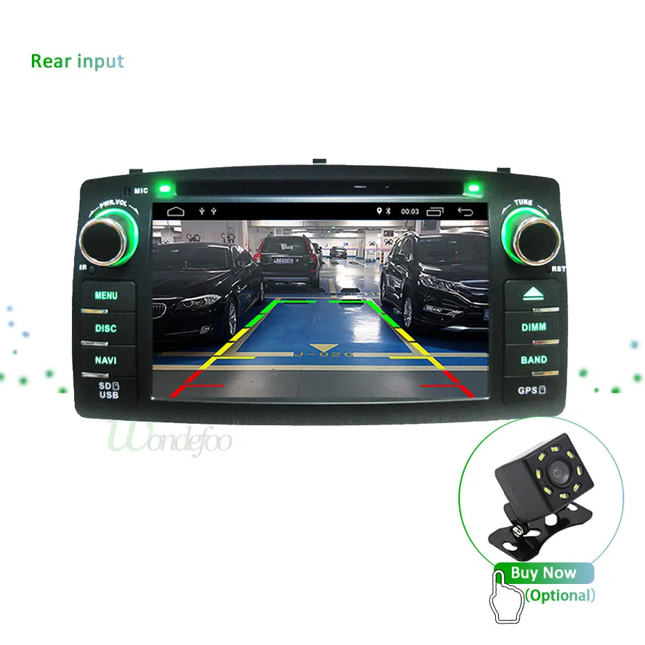 Discount DSP Android 9.0 4G RAM 64G ROM 2 Din Car GPS For Toyota Corolla E120 BYD F3 multimedia player radio stereo auto touch screen 28