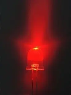 

250pcs f10 10MM round red light LED red ultra bright light emitting diodes