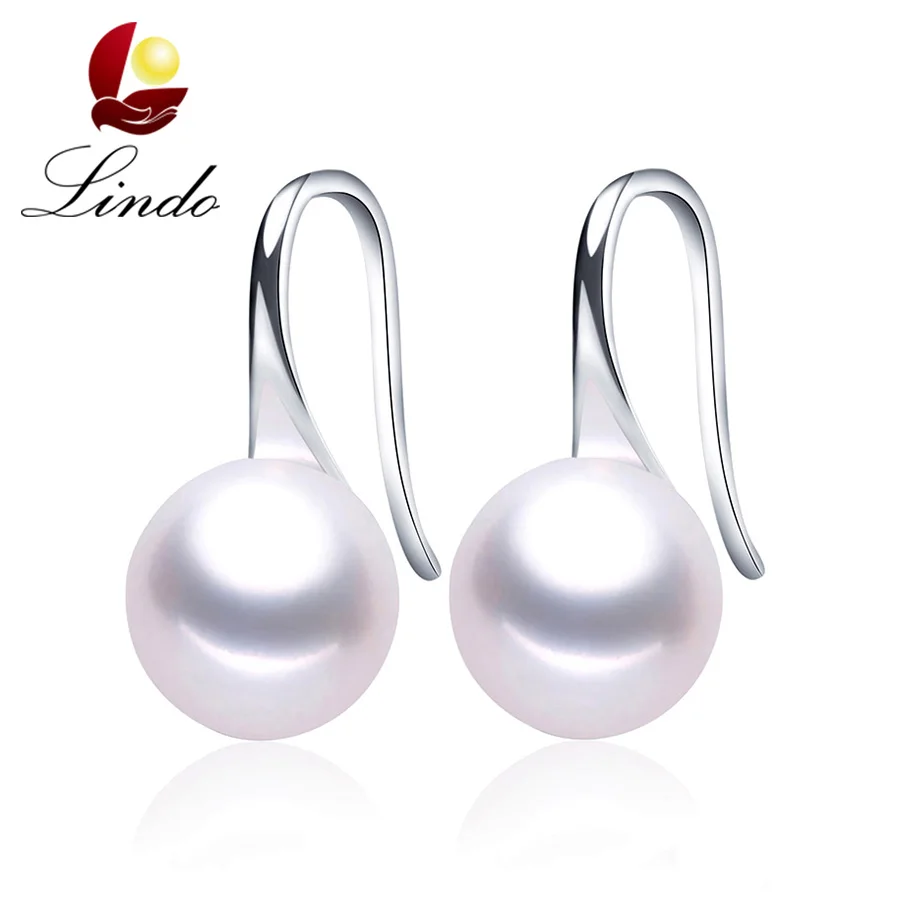 

925 Sterling Silver Drop Earrings For Women Elegant High Luster Natural Pearl Earrings Anti Allergic Party Jewelry Lowest Price