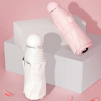 

Mini Ultralight Umbrella Clouds Super Pocket Umberlla Uv Sun Umbrella Small Skylanders Corporate Gifts Guarda Sol Cancan 50KO060