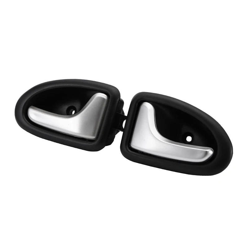 For Renault 1 Pair Silver Matte Left and Right Car font b Interior b font Door