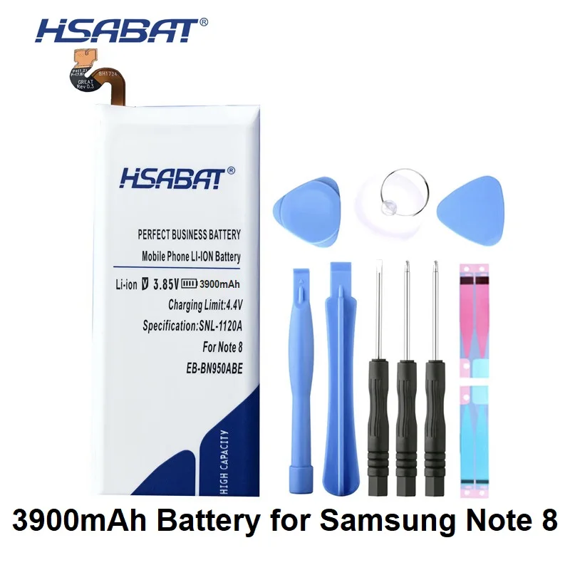 

HSABAT 3900mAh EB-BN950ABE Battery for Samsung GALAXY Note8 Note 8 N9500 N9508 N950D N950F N950FD N950J N950N N950U N950W