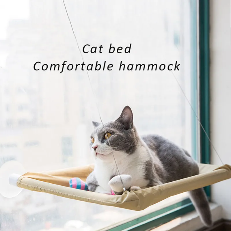  Cat Bed Removable Window Sill Cat Radiator Bed Hammock Perch Seat Lounge Pet Kitty Hanging Bed Cosy